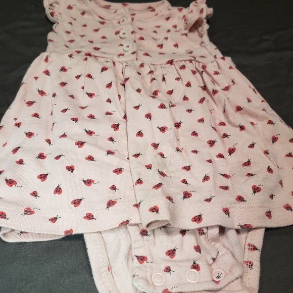 Baby Bundle Animals Ladybug Fox Floral 6-12/9m girls Old Navy/Carters 3 Piece - Picture 7 of 15